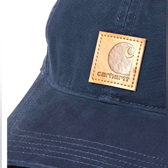 🆕 NEW Carhartt Navy Blue Baseball Hat - Picture 4 of 11
